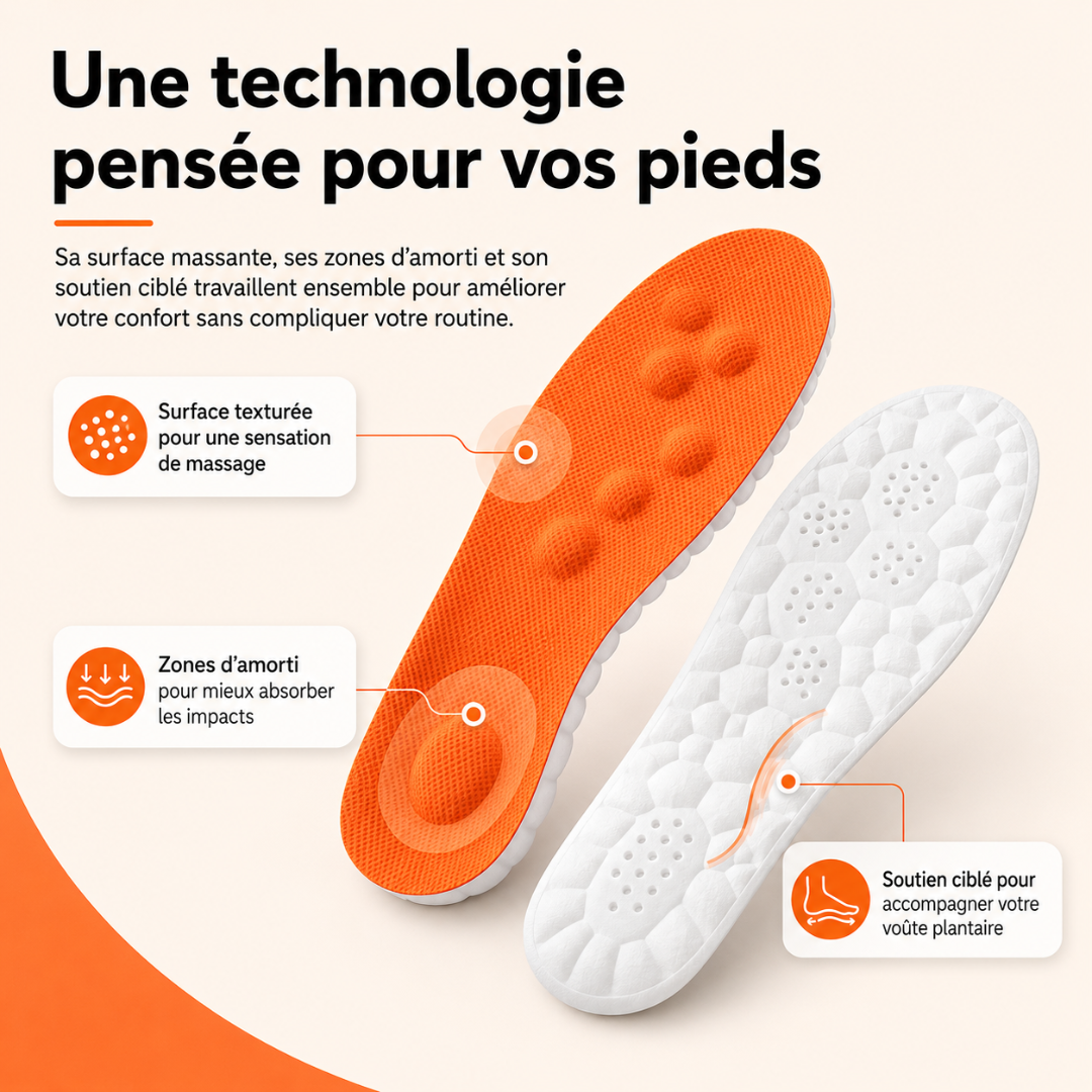 Semelle de massage - Marchez™